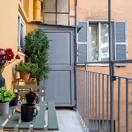 The Rent - Modern One-bedroom In Trastevere Appartement